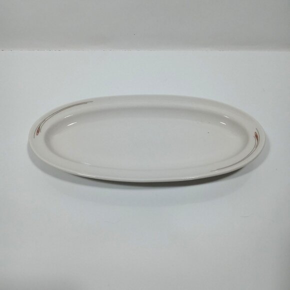 Syracuse China Oval Relish Tray Accent Trim Vintage - Picture 1 of 10